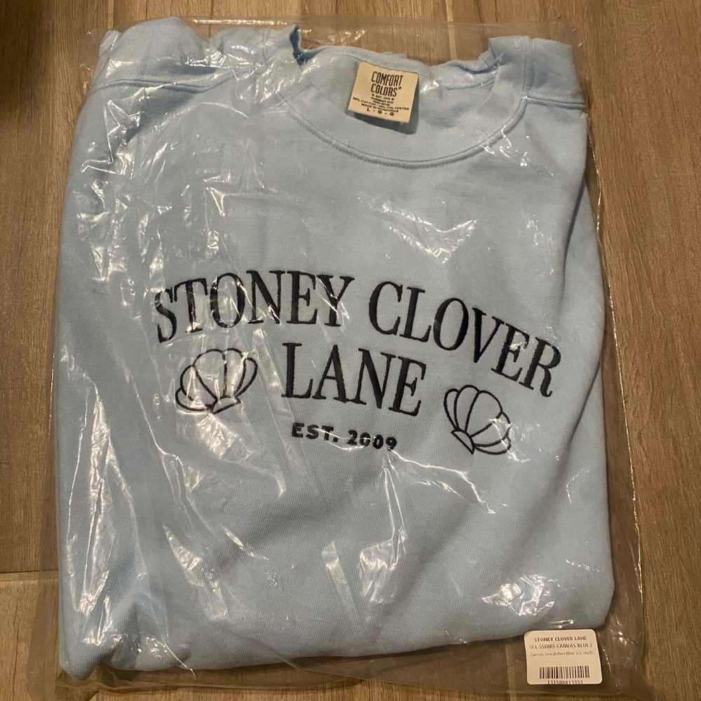 Light Blue Stoney Clover Lane Sweatshirt